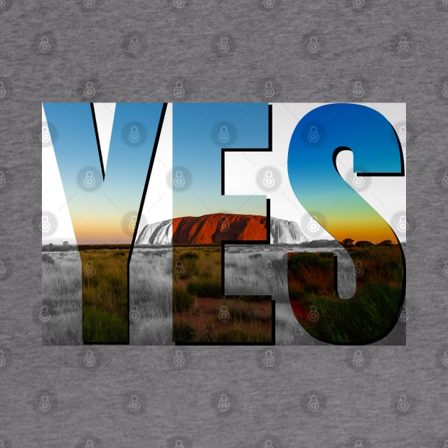 Vote YES to Indigenous Voice To Parliament Australia by Distinct Designs NZ